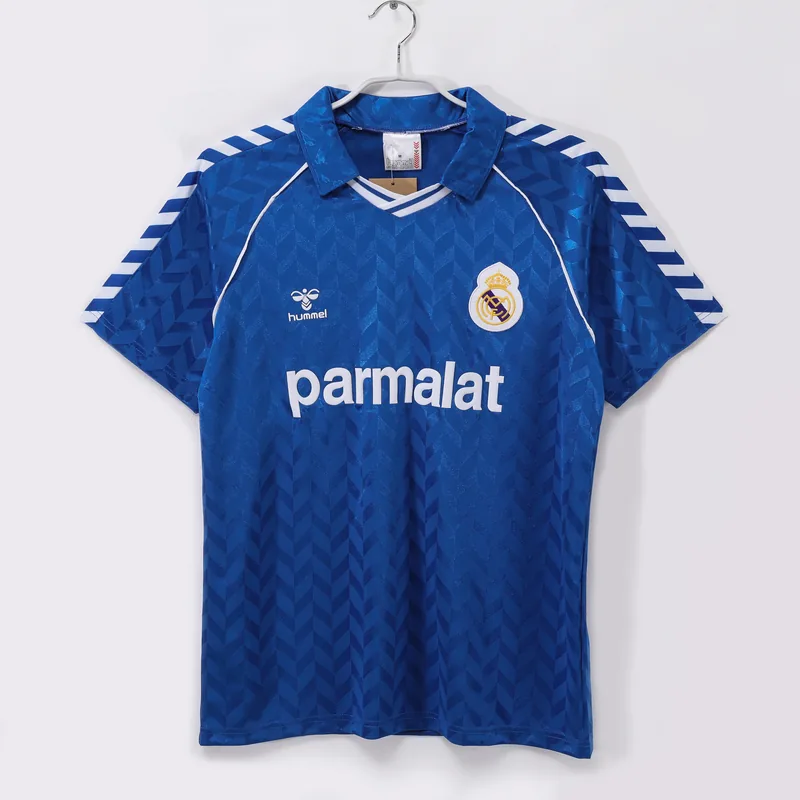 Camiseta Real Madrid 1986/87 VISITANTE MANGA CORTA VERSION FAN